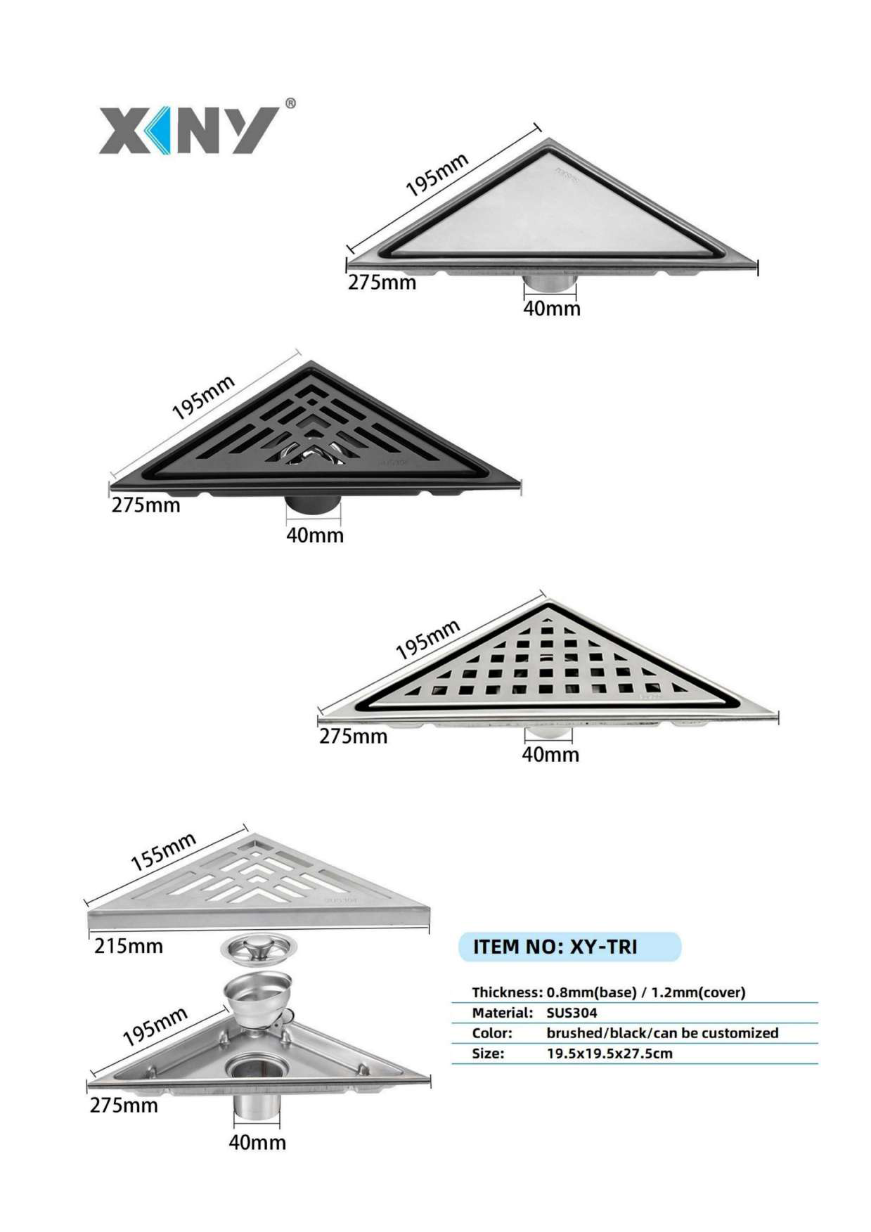 XY-TR — BAOHUI HOME Floor Drain