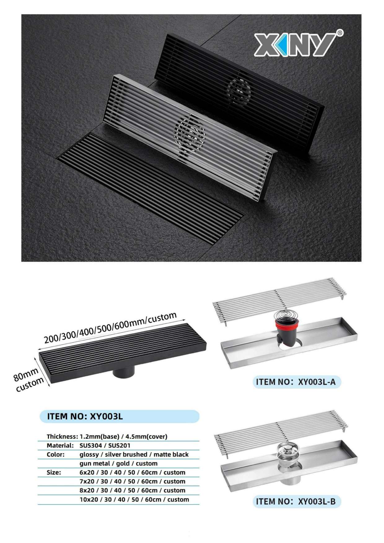 XY003L — BAOHUI HOME Floor Drain