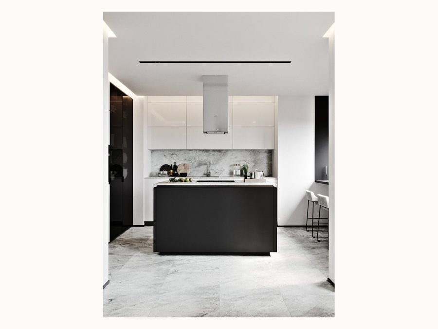 BAOHUI BHC-009 light kitchen cabinet design