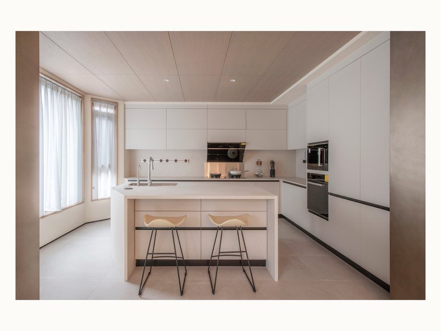 BAOHUI BHC-018 light kitchen cabinet design