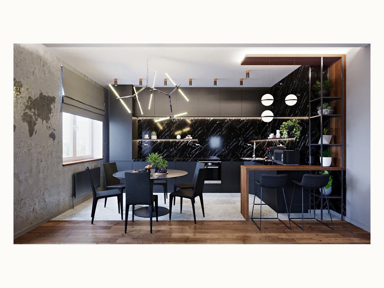 BAOHUI modern kitchen cabinetry