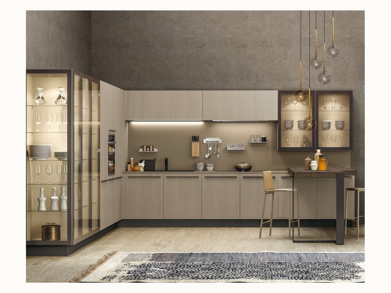 BAOHUI BHC-032 kitchen cabinet design