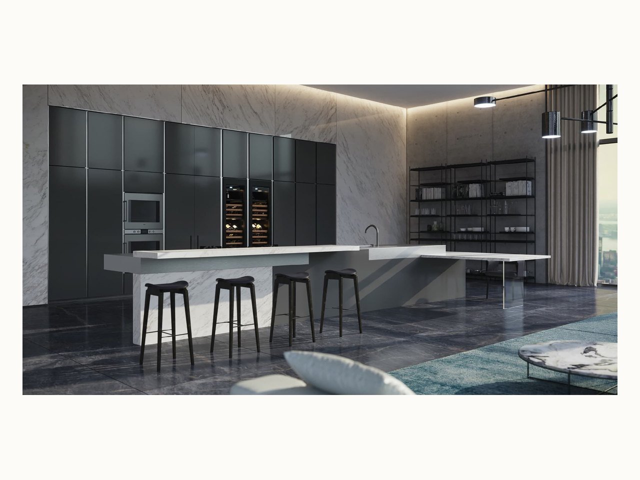 BAOHUI BHC-040 kitchen cabinet design