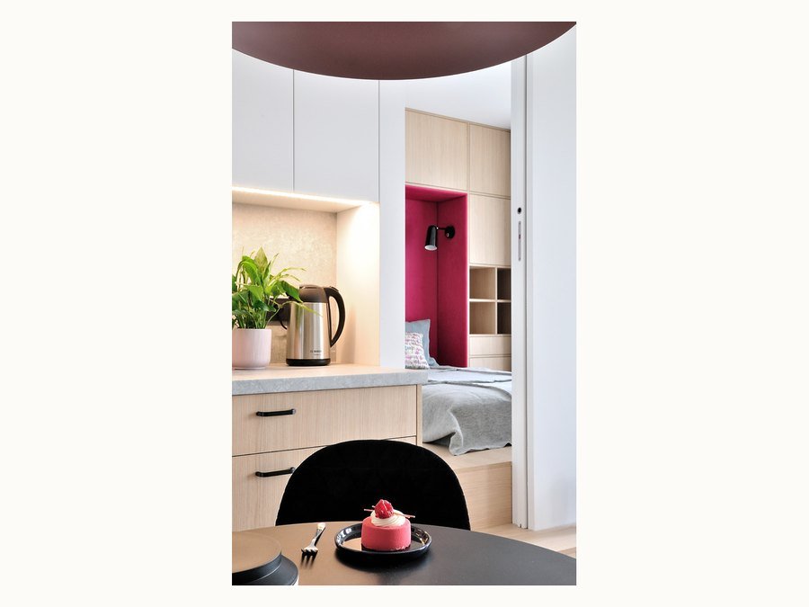 BAOHUI BHC-087 light kitchen cabinet design