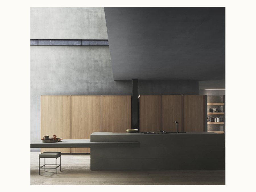 BAOHUI BHC-089 dark kitchen cabinet design