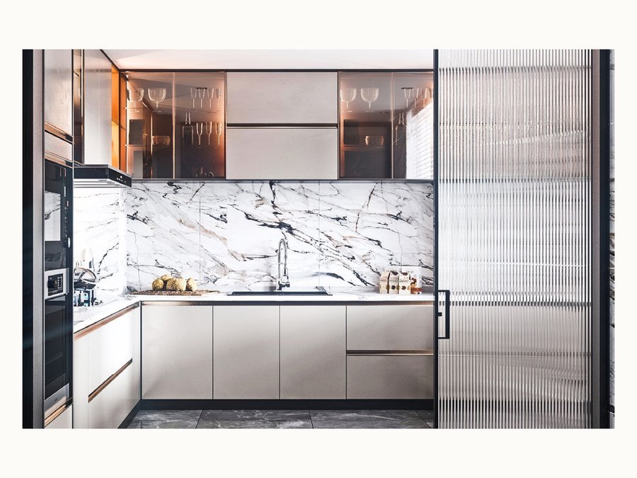 BAOHUI BHC-142 light kitchen cabinet design