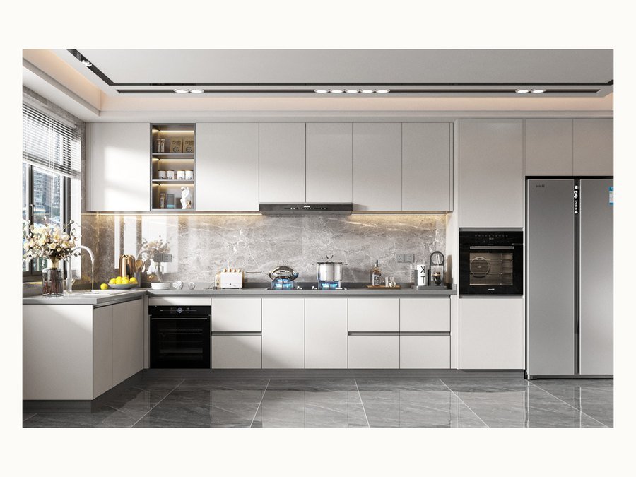 BAOHUI BHC-144 light kitchen cabinet design