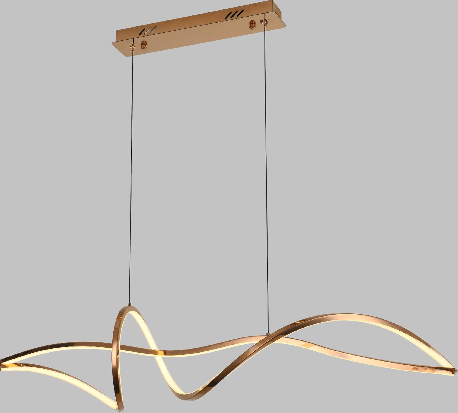 Linear Suspension LED Pendant detail 1 — BAOHUI HOME