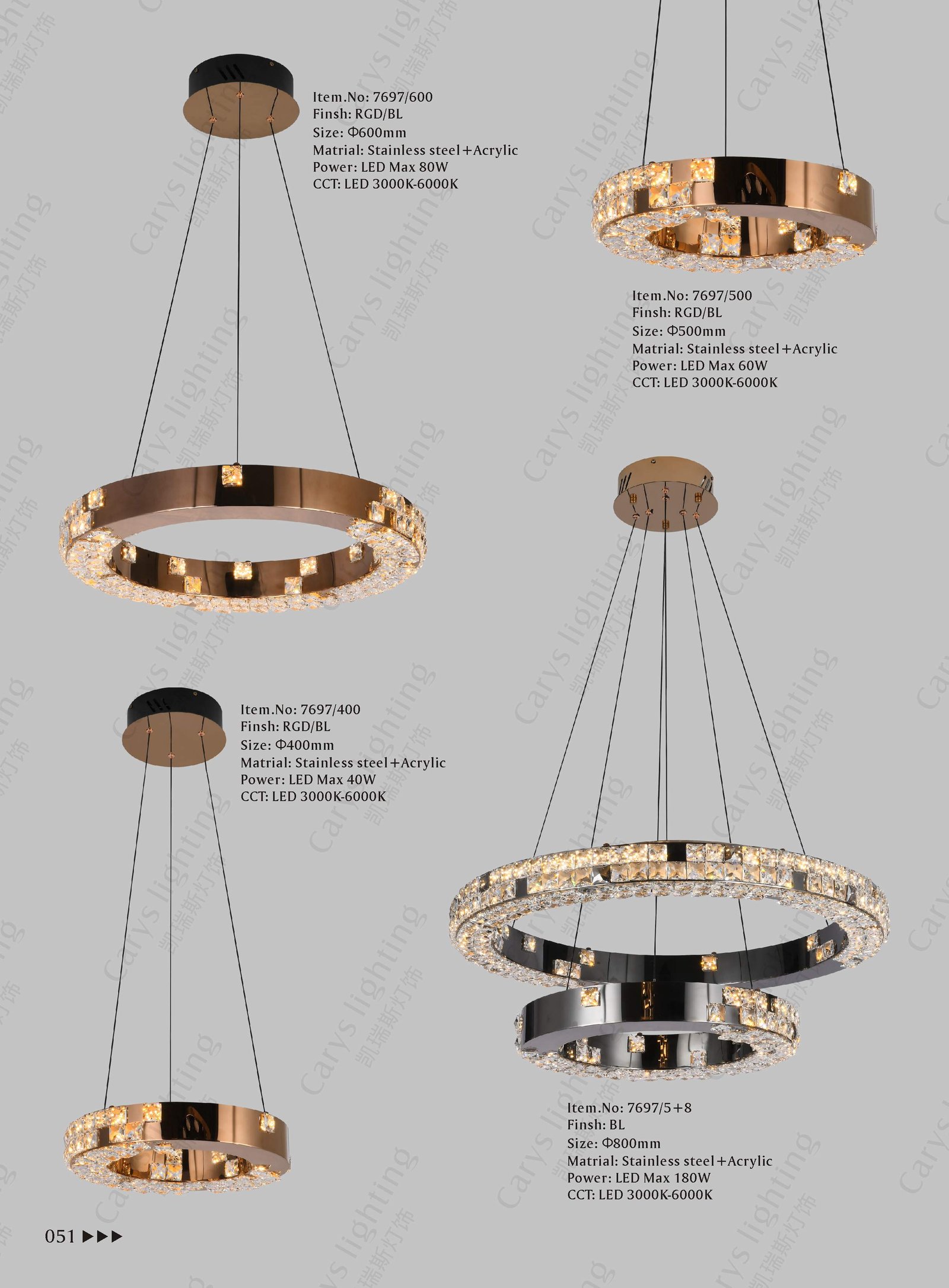 Disc LED Chandelier — BAOHUI HOME Home Lighting