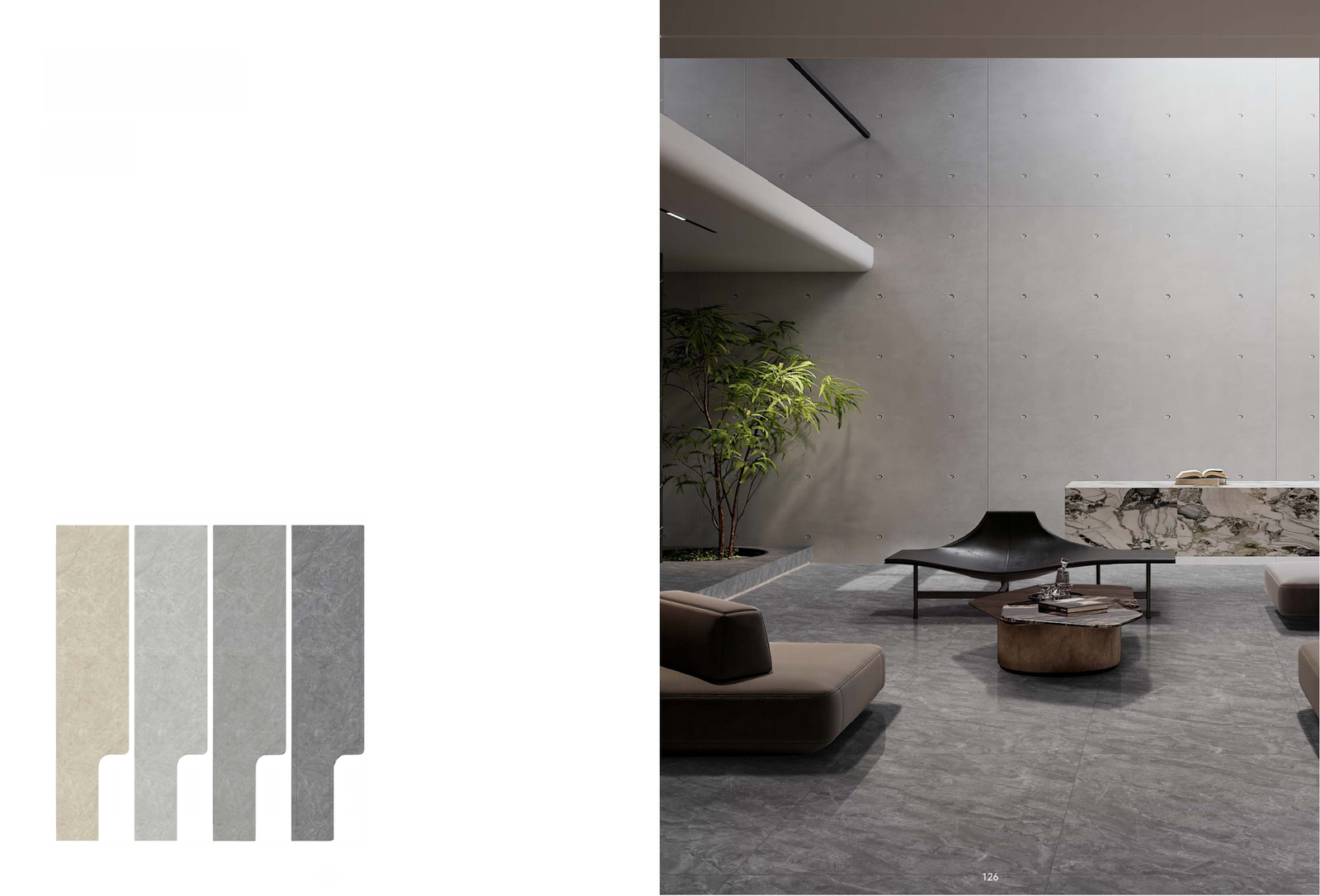 Full-Body Stone-Look Slab 1200x2400 — BAOHUI HOME Ceramic Tiles